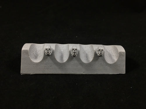 Orc Skull Brush holder